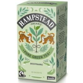 HAMPSTEAD Té Verde Biodinámico Darjeeling Infusión Sabor Suave y Limpio Certificado Demeter, 20 Bolsitas Precio: 5.5. SKU: B1C2S6HXS5