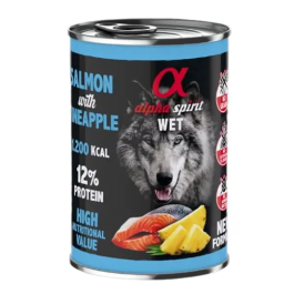Alpha Spirit Alimento Húmedo Perro Salmón con Piña Lata 6x400 gr Precio: 12.8900002. SKU: B1BK2SR6CP