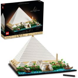 LEGO Architecture Gran Pirámide de Guiza 21058 Juego de Construcción LEGO 1476 Piezas Multicolor Plástico para Niños y Adultos