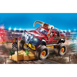 Playmobil Stuntshow Monster Truck Horned Juguete con Ruedas y Accesorios para Niños Mayores de 4 Años