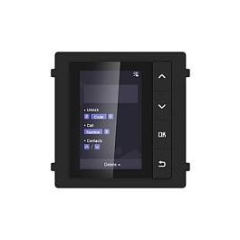 Hikvision DS-KD-DIS Módulo de Visualización, Negro, Montaje Flush/Surface, Pantalla TFT 320x480 Pixeles, Certificación IP65 Precio: 164.2333. SKU: B12TDF9JJP
