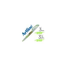 Rotulador Artline Fluorescente Ek-640 Verde Punta Biselada 12 unidades