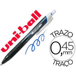 Boligrafo Uni-Ball Jet Stream Sport Sxn-150 Tinta Hibrida Azul 12 unidades