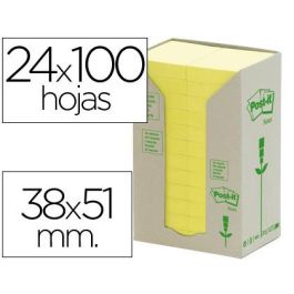 Bloc De Notas Adhesivas Quita Y Pon Reciclada En Torre Post-It 38 X 51 mm 24 Blocs 653 Reciclado Precio: 19.49999942. SKU: B17PHF3WZJ