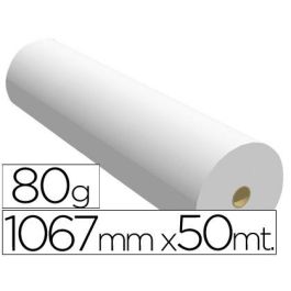 Papel Reprografia Para Plotter 1067 mmx50Mt 80 gr Impresion Ink-Jet Precio: 16.50000044. SKU: B1CFTREDPK