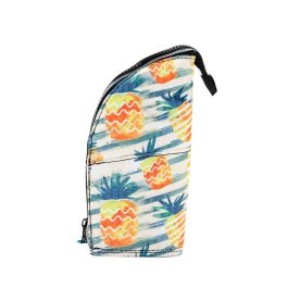 Estuche Portatodo Vertical Ananas Oh My Pop Amarillo