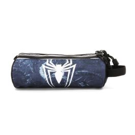 Estuche Portatodo Cilindro Triple Poison Marvel Spiderman Azul Oscuro