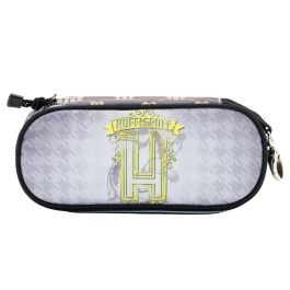 Estuche Portatodo Pencil Emblem Hufflepuff Harry Potter Gris