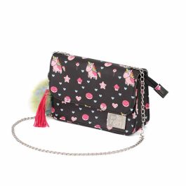 Bolso Satchel Cadena Popnicorn Oh My Pop Negro