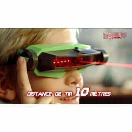 Megableu MEG1720794510521 Juego de mesa Laser Shoot Duelo láser con máscaras y vidas que perder