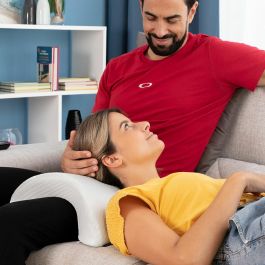 Almohada Viscoelástica Cervical para Parejas Cozzy InnovaGoods Almohada Viscoelástica Cervical para Parejas Cozzy InnovaGoods