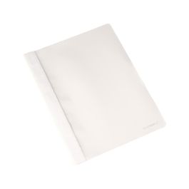 Carpeta Dossier Fastener Plastico Q-Connect Din A4 Blanco 25 unidades