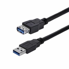 Cable USB Startech USB3SEXT1MBK USB A Negro