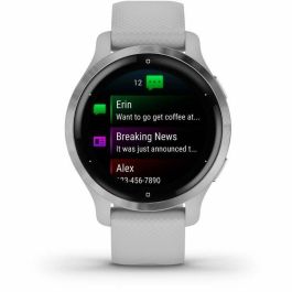 GARMIN Venu 2S - Reloj inteligente con GPS - Plata - Correa gris claro GARMIN Venu 2S - Reloj inteligente con GPS - Plata - Correa gris claro