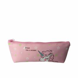 Inca Estuche Unicornio para Vuelta al Cole con Pinza Curvada Grande de Concha Francesa Marrón - 3,5x7 cm, 1 Unidad Precio: 4.79000038. SKU: B19YW3ACP3