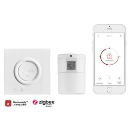 Danfoss Ally Starter Pack Gateway y Termostato de Radiador Inalámbrico Programable con Control por App