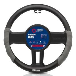 SPC SPC1101L Funda de Volante Universal para Coche Gris y Negra Antideslizante Lavable 100% Poliéster Cómoda SPC SPC1101L Funda de Volante Universal para Coche Gris y Negra Antideslizante Lavable 100% Poliéster Cómoda