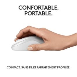 Logitech M240 Ratón Bluetooth Silencioso, 90% Menos Ruido de Clic, 18 Meses Autonomía de Batería, Diseño Ambidextro y Compacto para Viaje