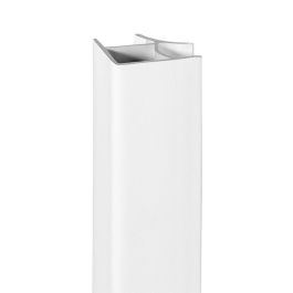 Angulo Rígido Para Zócalo Zesio H80 - H100 - H147 - H164 Acabado Plata/Blanco Acabado Blanco Altura (H) 100 Herrajes Fab.Nacional Angulo Rígido Para Zócalo Zesio H80 - H100 - H147 - H164 Acabado Plata/Blanco Acabado Blanco Altura (H) 100 Herrajes Fab.Nacional