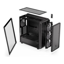 Endorfy ARX 700 ARGB TG Black Torre PC ATX ITX Micro ATX Negro Iluminación Multi
