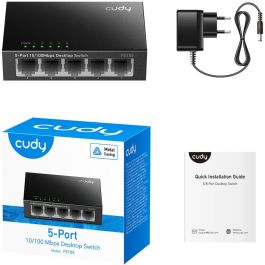 Cudy FS105 Switch No Administrado Fast Ethernet 5 Puertos RJ-45