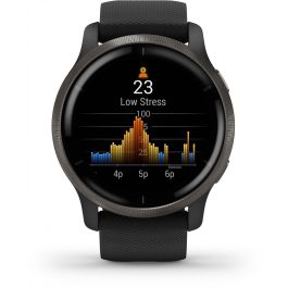 Garmin Venu 2 Smartwatch GPS 45mm, Reloj Inteligente Fitness con Música, Pagos y Monitor de Salud, Color Negro