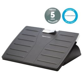 Fellowes Reposapiés Office Suites 8035001 con Protección Microban para una Postura Ergonómica y Confort