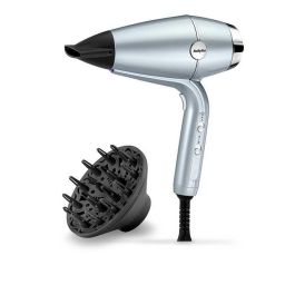 Babyliss Secador de pelo Hydro Fusion 2100W Azul con Tecnología Antiencrespamiento y Secado Rápido