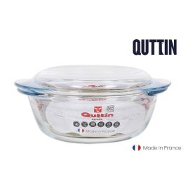 Quttin Cacerola Vidrio Redonda con Tapa 1.6+0.5L 23.7x20x10cm (3 Unidades) Precio: 22.49999961. SKU: S2209348