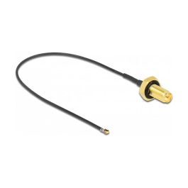 DeLOCK Cable de Antena RP-SMA Hembra a MHF 4L LK Macho 1.37, 20 cm, Longitud de Roscado 10 mm, Resistente a Salpicaduras, Negro Precio: 8.9298. SKU: B1C2C6EYRQ