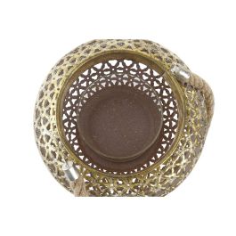 Portavela Arabe DKD Home Decor Dorado 26.5 x 22 x 26.5 cm