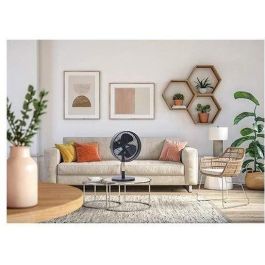 Ventilador de mesa - FLORIDA - 30cm madera y metal - 35w