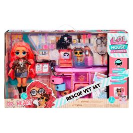 LOL Surprise OMG I AM - Rescue Vet Set|Consultorio veterinario - Muñeca + 2 animales y accesorios - A partir de 4 años.