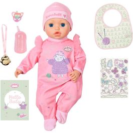 Baby annabell muñeca interactiva con accesorios. 43 cm