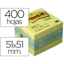 Post-It Mininotas Adhesivas Colores 51x51 mm 400 Hojas-Block Colores Limon. Verde, Azul Y Amarillo Precio: 3.95000023. SKU: B14HLNTQL5