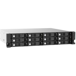 QNAP TL-R1220SEP-RP Carcasa de disco duro/SSD 12 unidades 2.5/3.5" SAS-3, SATA III Hot-swap Montaje en rack 2U Negro, Gris