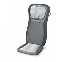 Beurer MG-260 Funda de Asiento de Masaje Shiatsu con Función Luz y Calor, Color Negro