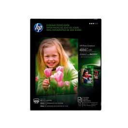 Papel Fotográfico HP Everyday Q2510A/ DIN A4/ 200g/ 100 Hojas