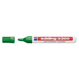 Rotulador Edding Marcador 3300 N.4 Verde Punta Biselada Recargable 10 unidades Precio: 25.5899996. SKU: B12VYN3AGA