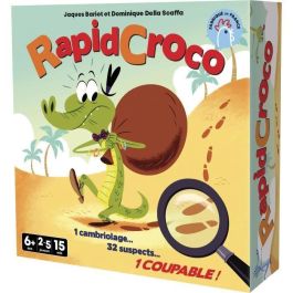 RapidCroco - Asmodee - Juego de investigación - 32 Sospechoso 1 culpable