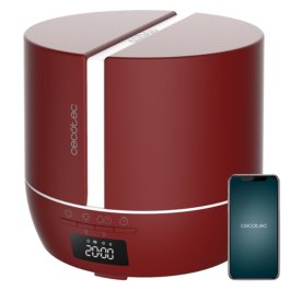 Cecotec 05645 Difusor de Aroma Humidificador 550 ml, Rojo/Blanco, Control Smartphone y Altavoz Bluetooth Precio: 30.79000001. SKU: V1705250