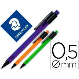 Staedtler Portaminas Mars 0.5 mm Translucido con Goma de Borrar Incorporada Precio: 55.50000049. SKU: B1AX7K9M6D