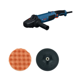 Bosch Professional Pulidora orbital GPO 11-180 S, 1100 W, 180 mm con disco, esponja y mango auxiliar. Precio: 222.0108. SKU: B1C5R7VG5M