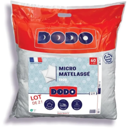 Dodo Juego de 2 Almohadas Micro Acolchado 60 x 60 cm Blanco Precio: 31.69000043. SKU: B1CWKZE7EK