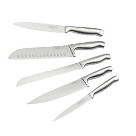 Nirosta FAC3176239998085 - Juego de 5 Cuchillos de Cocina Profesionales de Acero Inoxidable (24-33,5 cm) Nirosta FAC3176239998085 - Juego de 5 Cuchillos de Cocina Profesionales de Acero Inoxidable (24-33,5 cm) Precio: 52.5000003. SKU: B178XNFV3M
