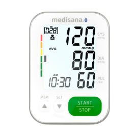 Medisana BU 570 Tensiómetro Conectado Bluetooth - Detección Arritmias, Pantalla Grande Dígito XXL, Diseño Delgado, 240 Memorias