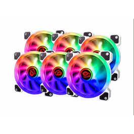 TALIUS IRIS SPECTRUM ARGB/CRONOS -KIT DE 6 VENTILADORES 120 MM COLOR BLANCO Precio: 46.49999992. SKU: B1ER9HTJXE