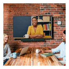 Owl Labs Owl Bar (Charcoal) - Dispositivo de Videoconferencia 4K con Enfoque de Altavoz Activo, Barra de Colaboración de Video USB-C, Certificado para Teams