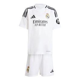 Set Equipación de Fútbol para Niños Adidas Real Madrid 24/25 Home Blanco Precio: 90.49999948. SKU: B157CPA2VW