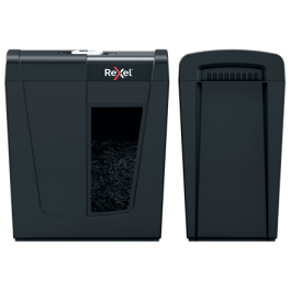 Rexel 2020124EU Triturador de Papel de Corte Cruzado, 4x40 mm, Capacidad 10 Hojas, Negro
